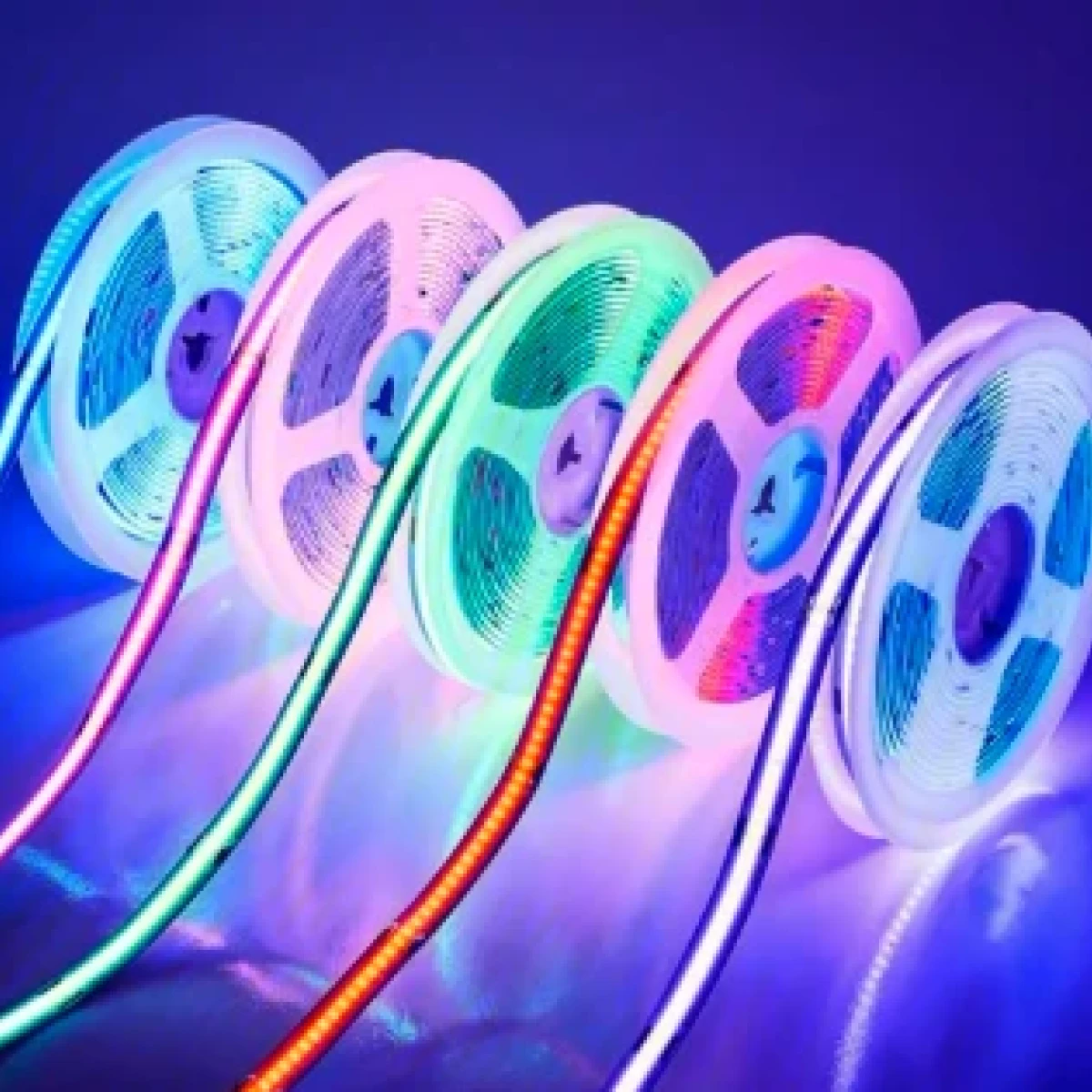 Slim COB LED Strip – Dot-Free Flexible Lighting